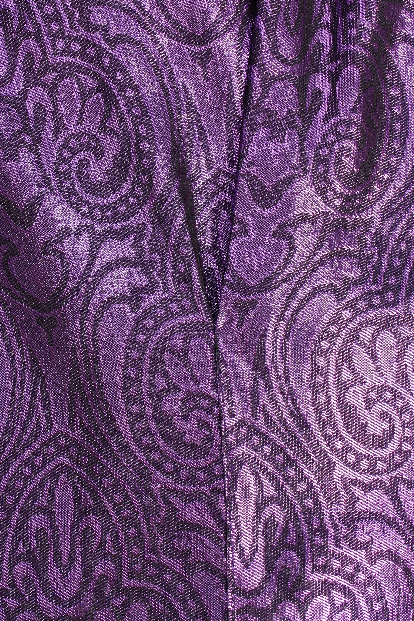 Silk Lamé Brocade Blouse