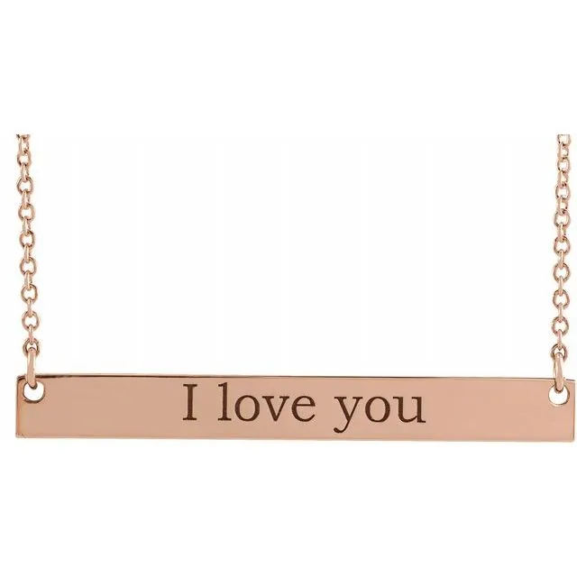 Simple Bar Necklace