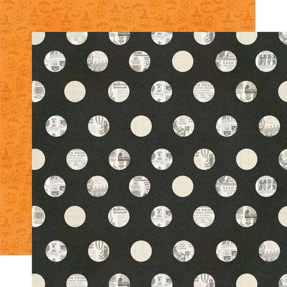 Simple Stories - Scary Stories - 12x12 Single Sheet - Hello, Pumpkin
