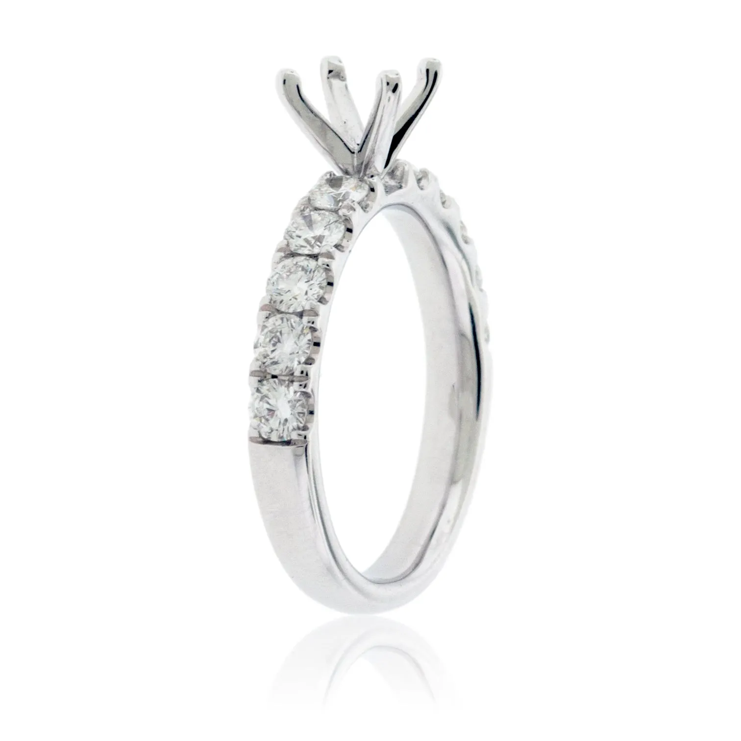 Simple Stunning Semi Mount Diamond Ring