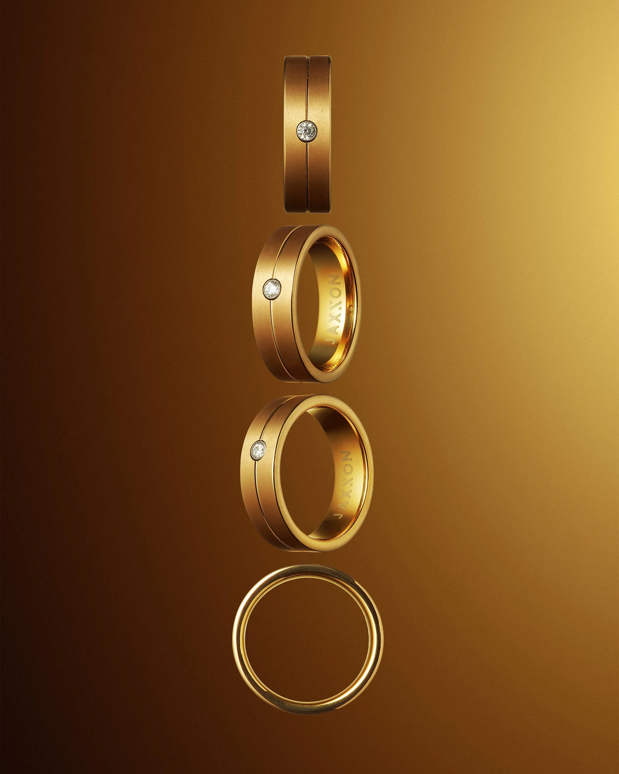 Single Stone Comfort Fit Wedding Band - 7mm