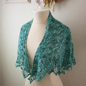 Soleil Lace Shawlette Knitting Pattern