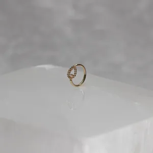 Sophie Tear Ring with Diamond