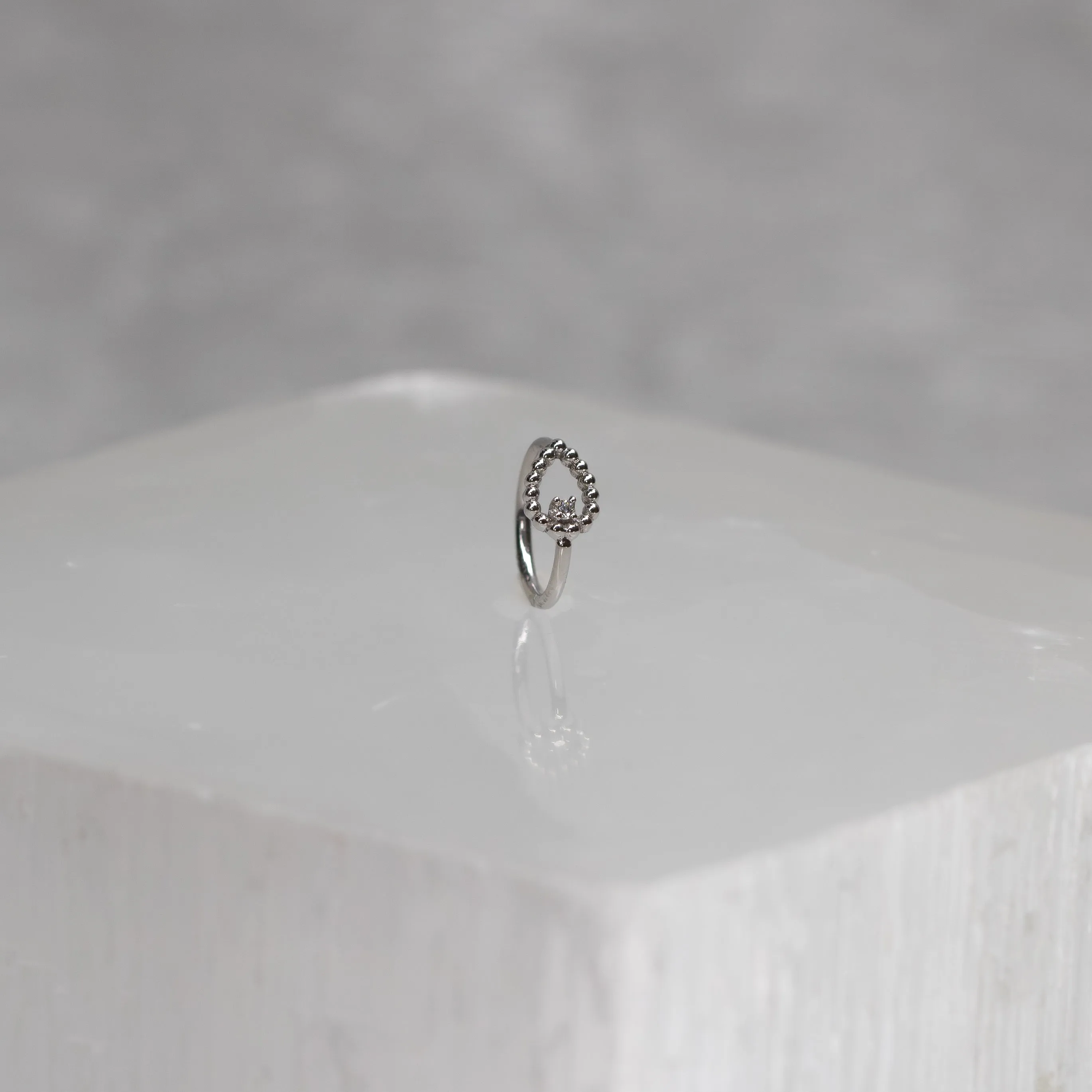 Sophie Tear Ring with Diamond