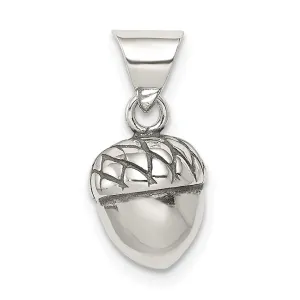 Sterling Silver Acorn Pendant