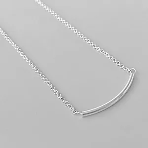 Sterling Silver Bar Necklace