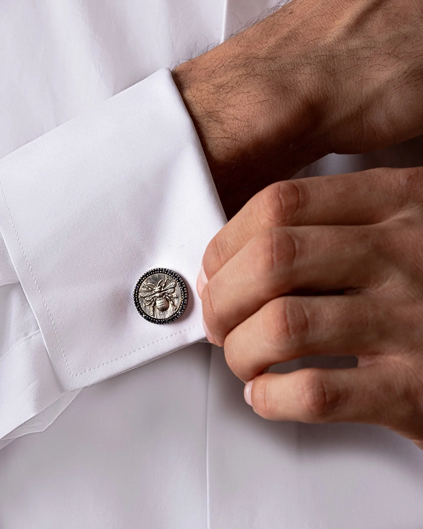 STING LIKE A BEE CUFFLINKS