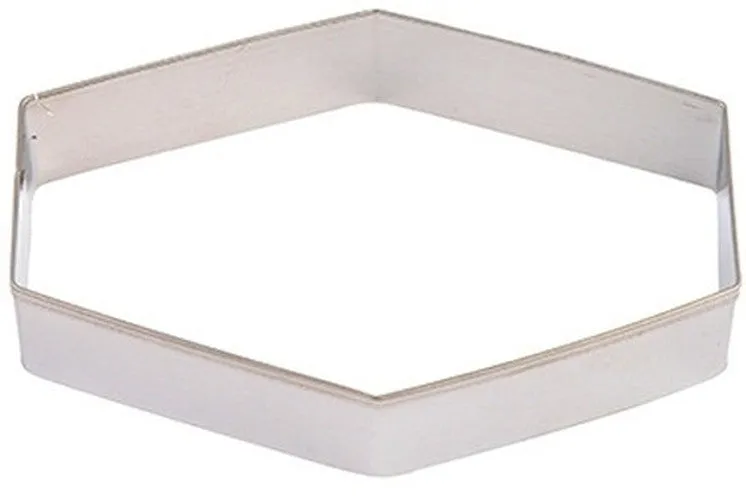 Straight Plaque or Coffin Cookie Cutter 9cm