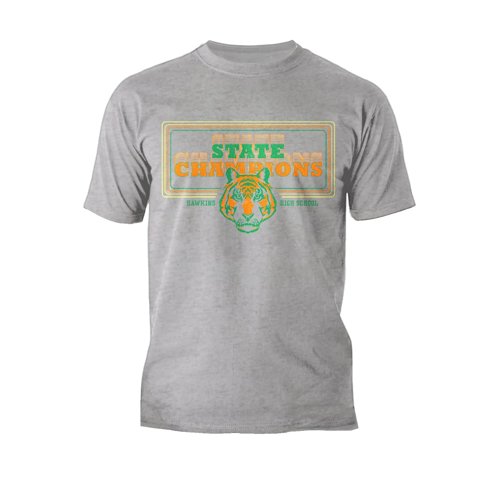 Stranger Things Hawkins High Tigers Champions Men's T-Shirt