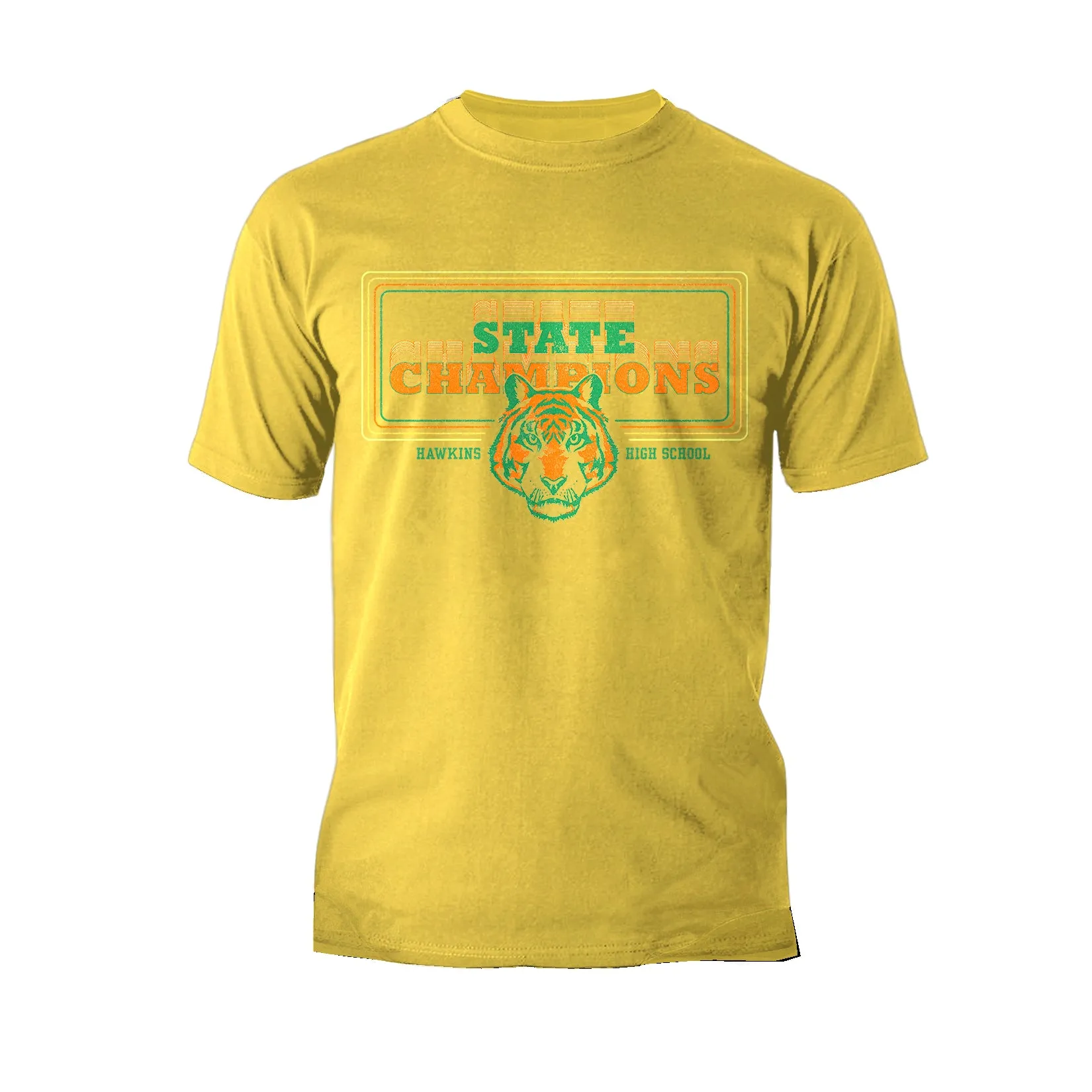 Stranger Things Hawkins High Tigers Champions Men's T-Shirt