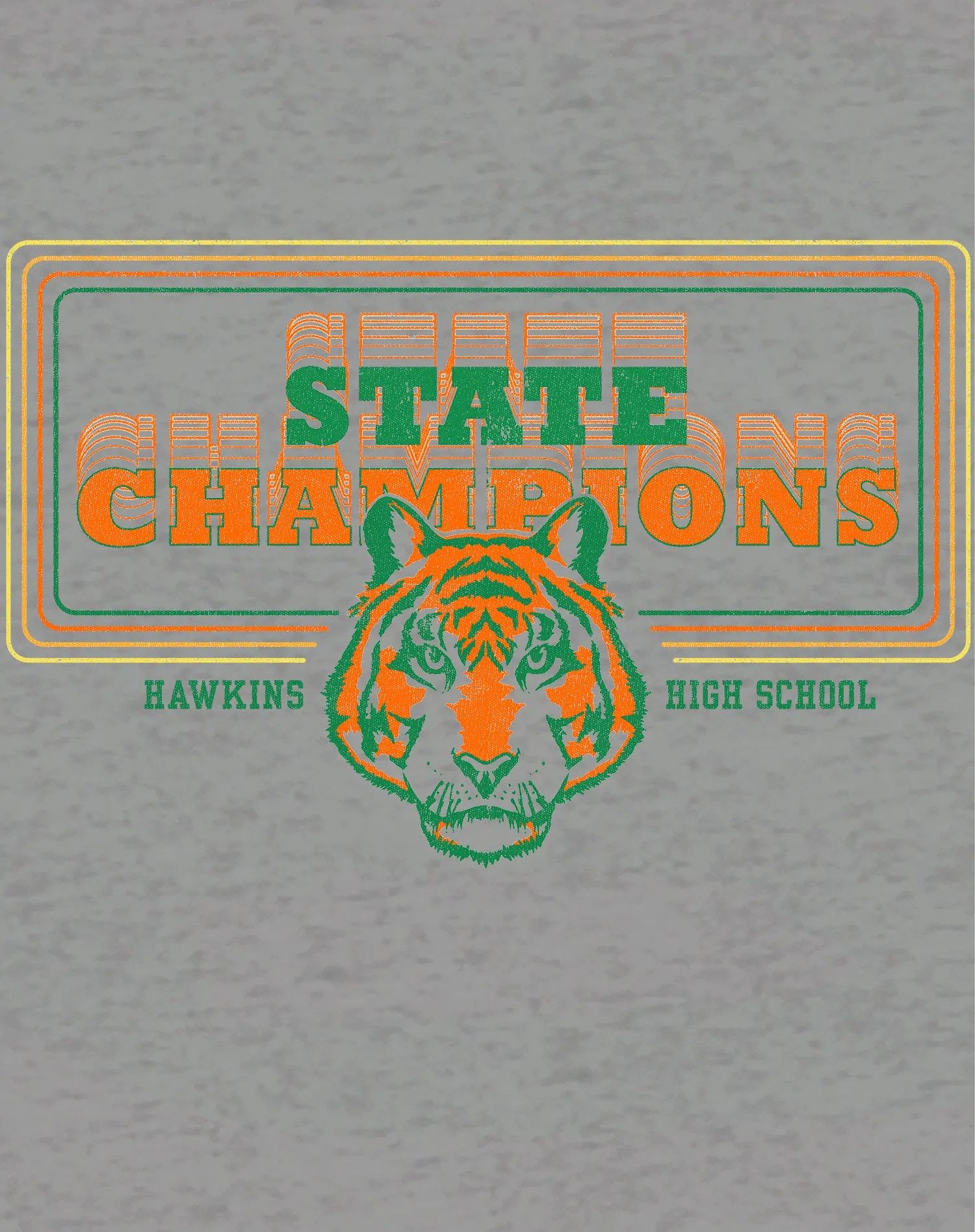Stranger Things Hawkins High Tigers Champions Men's T-Shirt