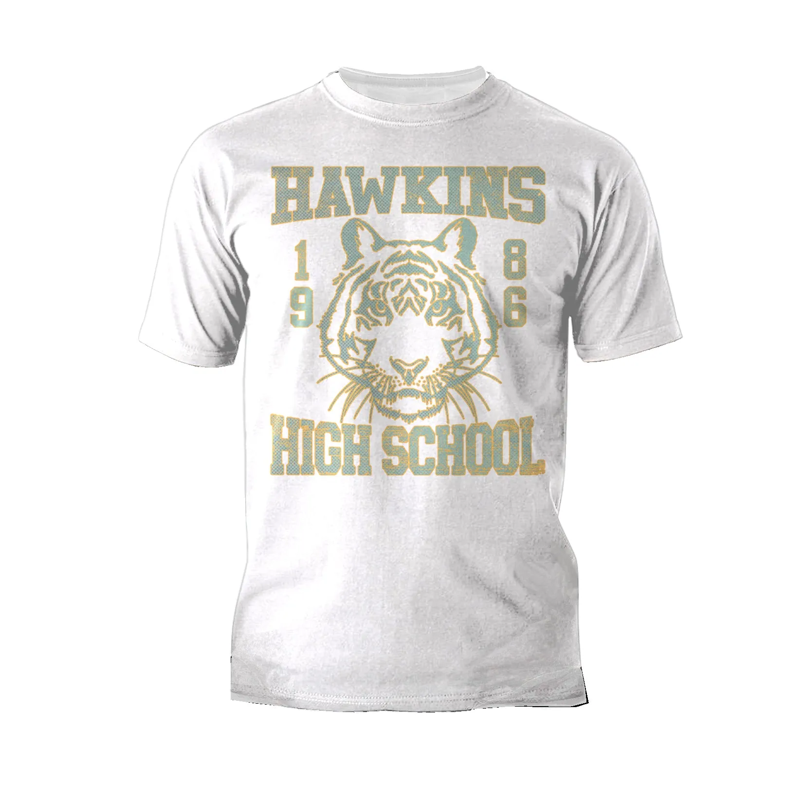 Stranger Things Hawkins High Tigers Varsity Retro Men's T-Shirt