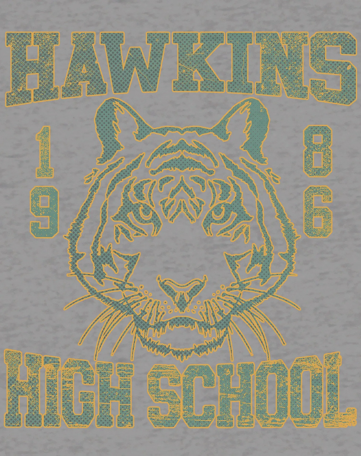 Stranger Things Hawkins High Tigers Varsity Retro Men's T-Shirt