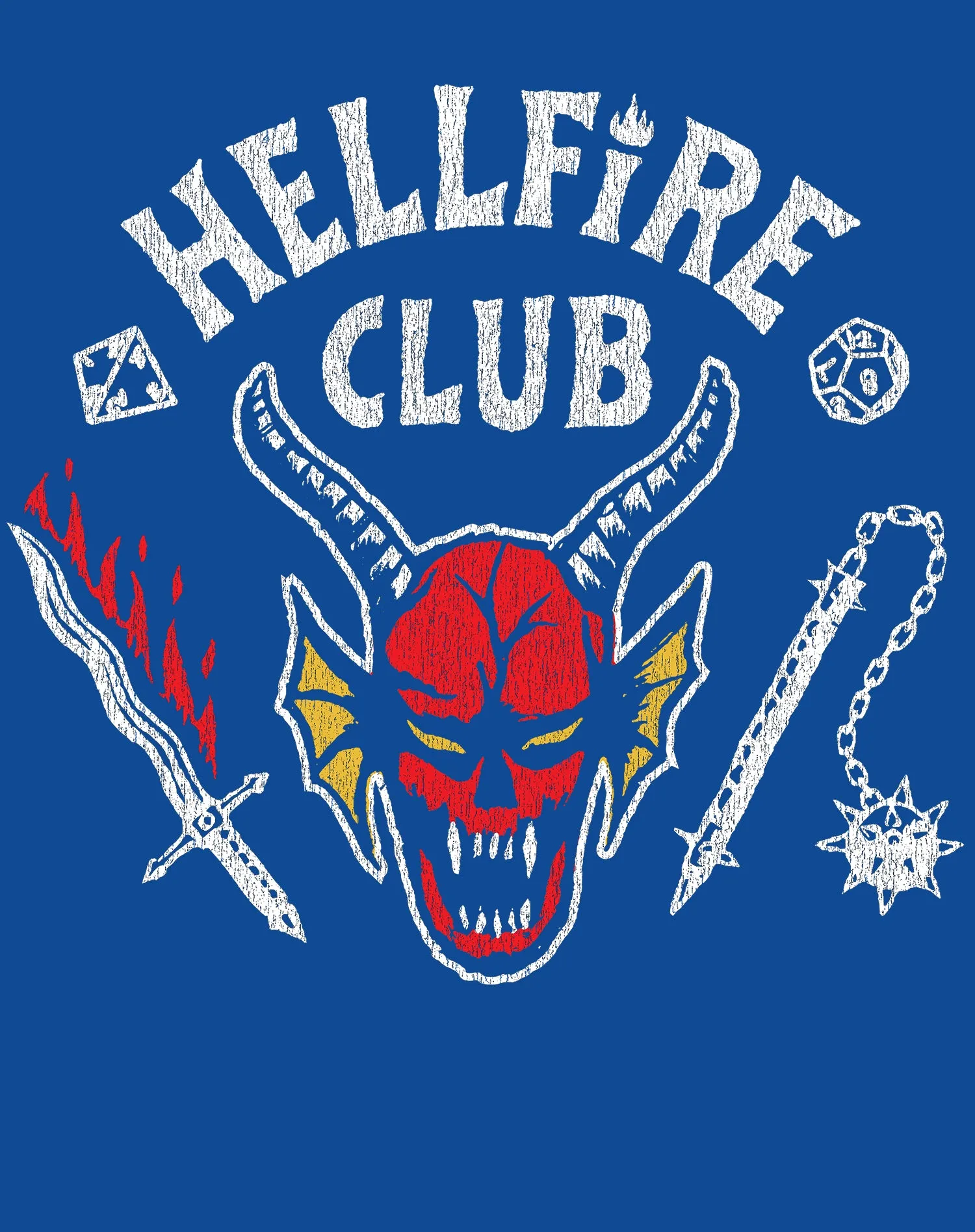 Stranger Things Logo Hellfire Club Metal Women's T-shirt