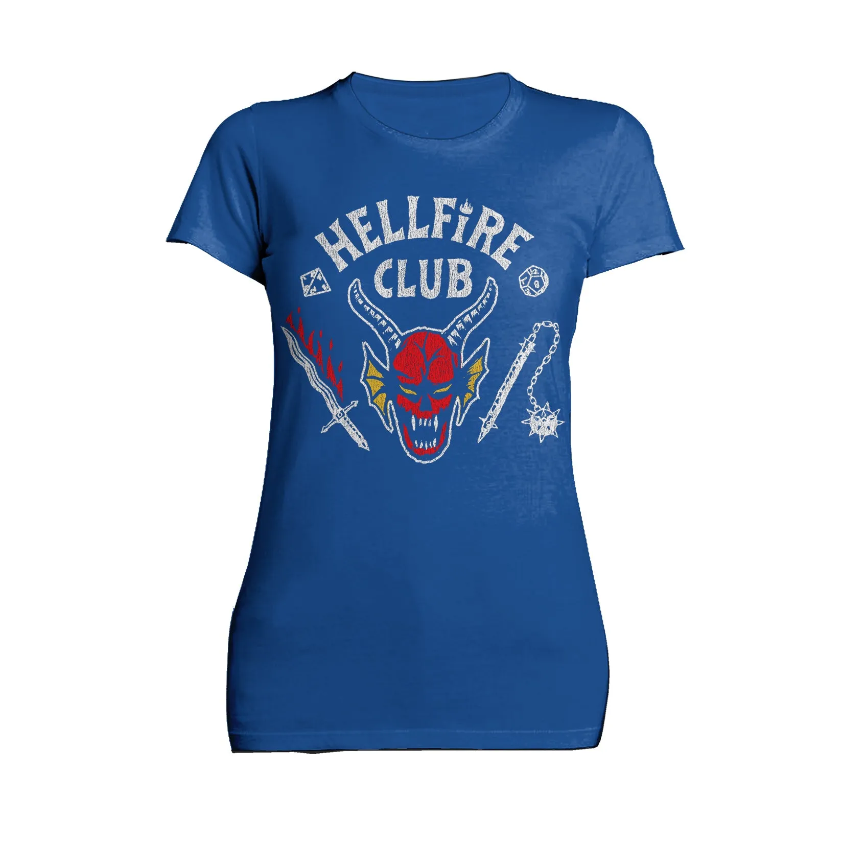 Stranger Things Logo Hellfire Club Metal Women's T-shirt