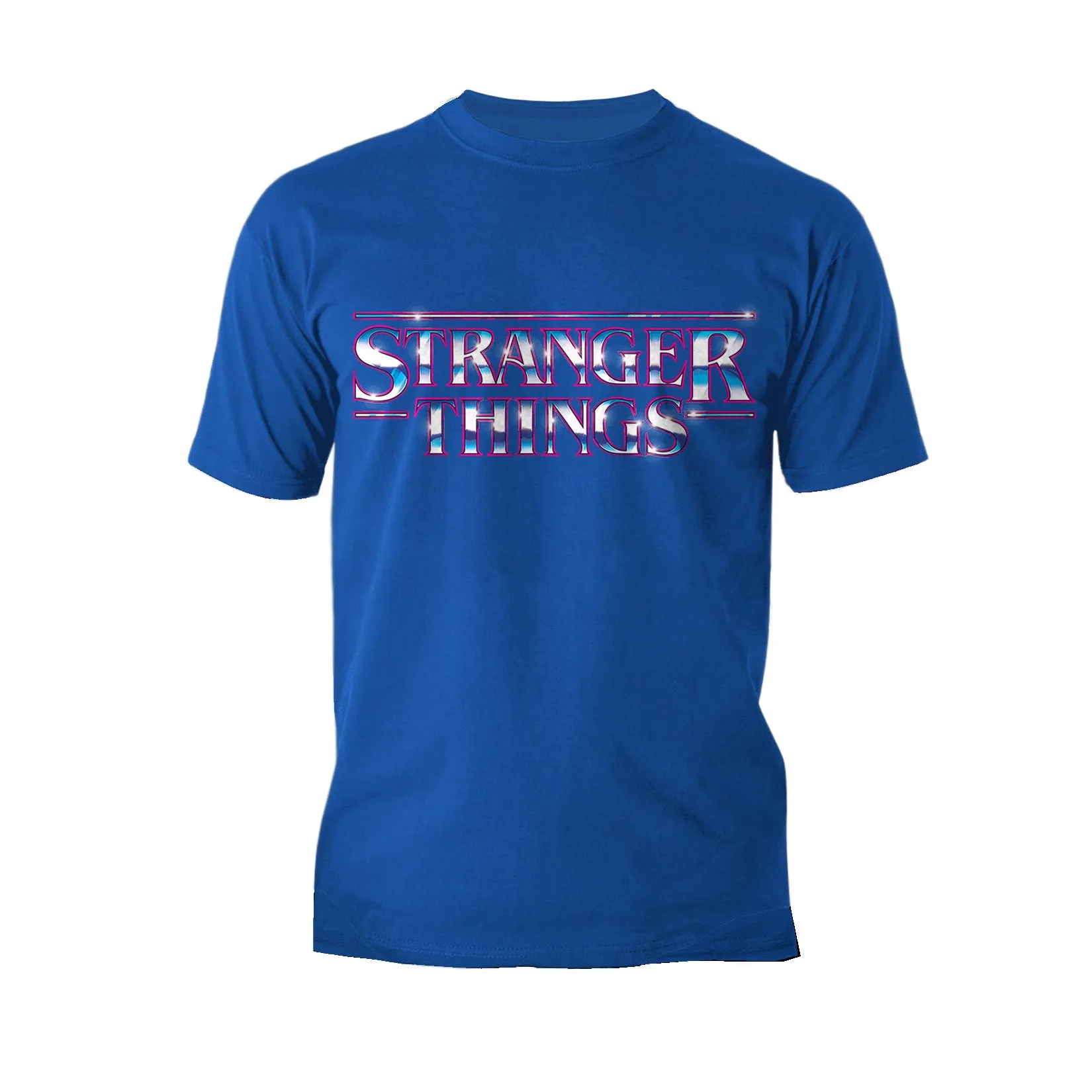 Stranger Things Logo Metal Men's T-Shirt