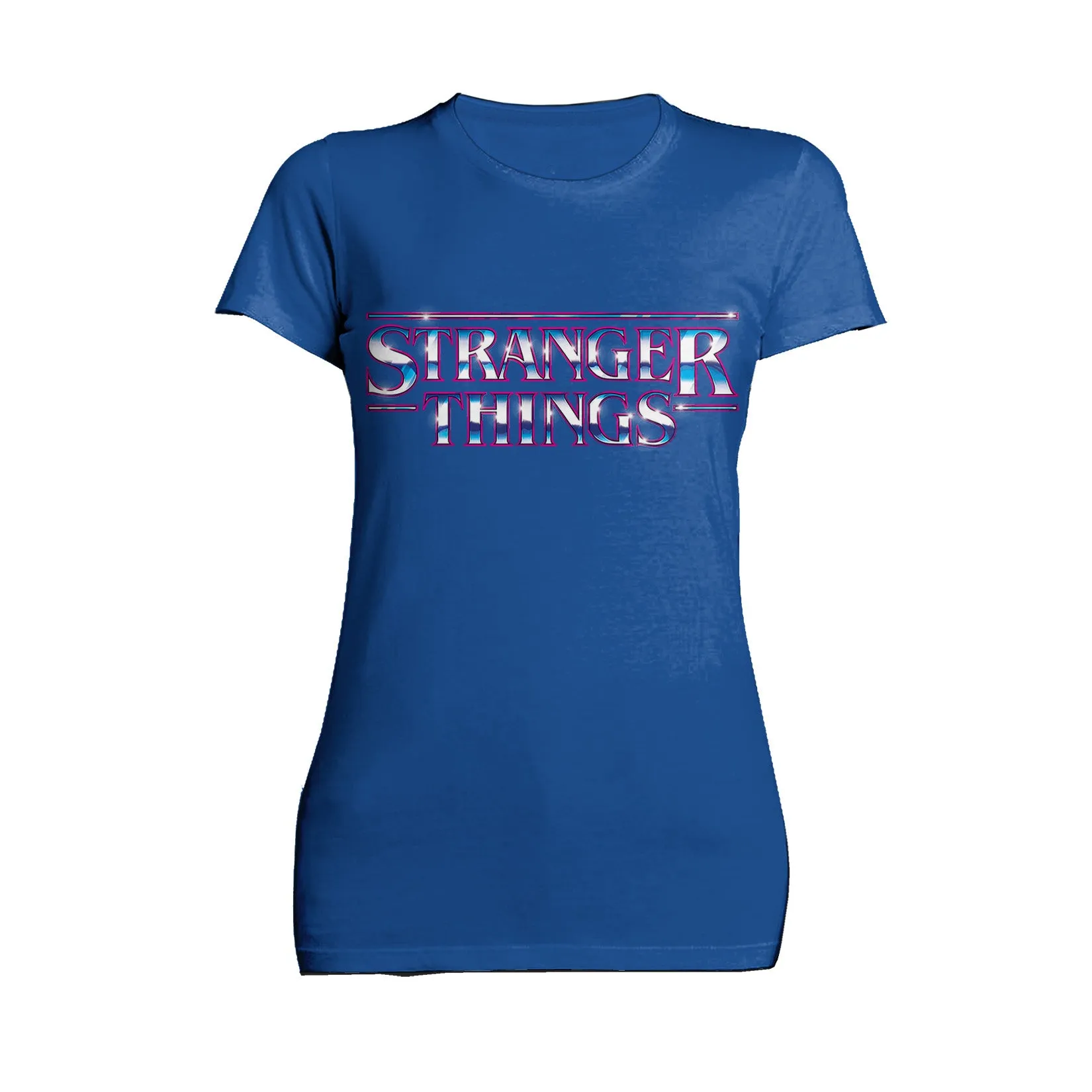 Stranger Things Logo Metal Women's T-Shirt