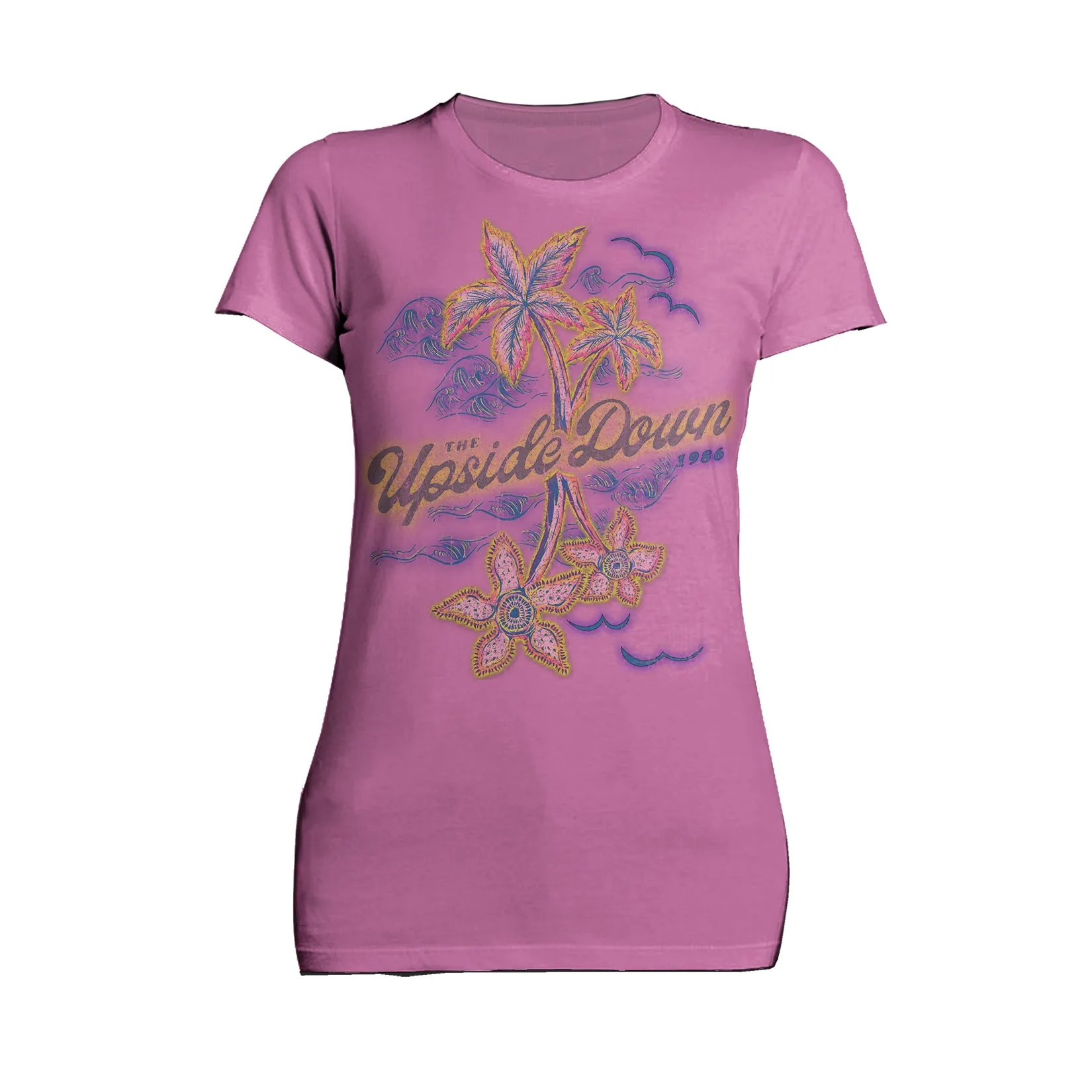 Stranger Things Upside Down Vintage California Official Women's T-Shirt