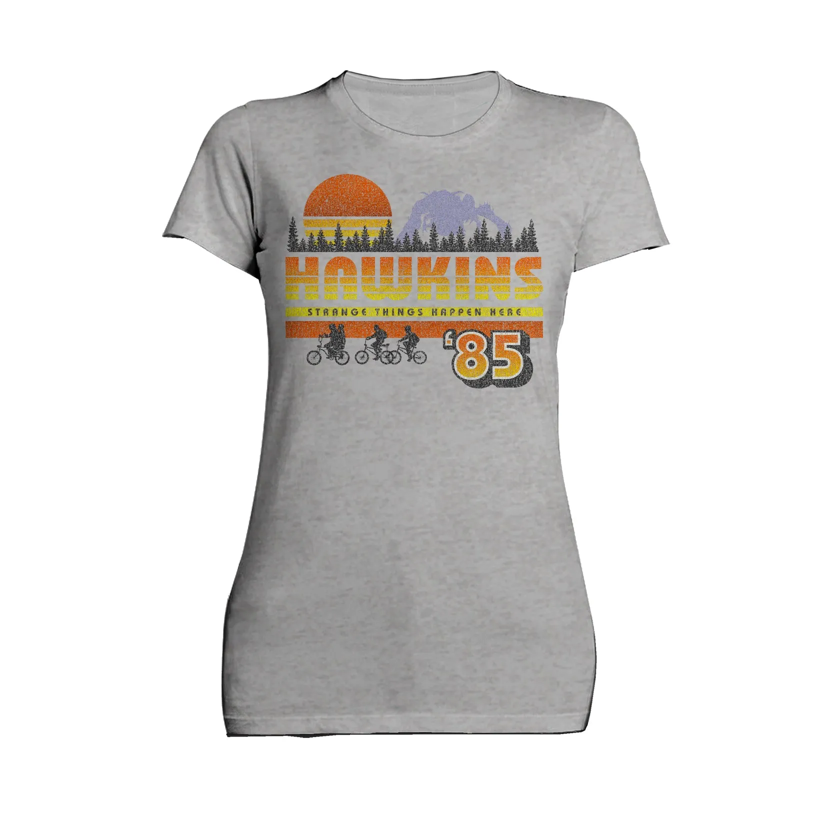 Stranger Things Vintage 85 The Party Strange Things Happen Here Official Women's T-Shirt