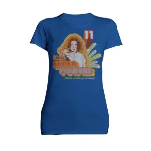 Stranger Things Vintage Eleven Retro Pose Super Powers Official Women's T-Shirt
