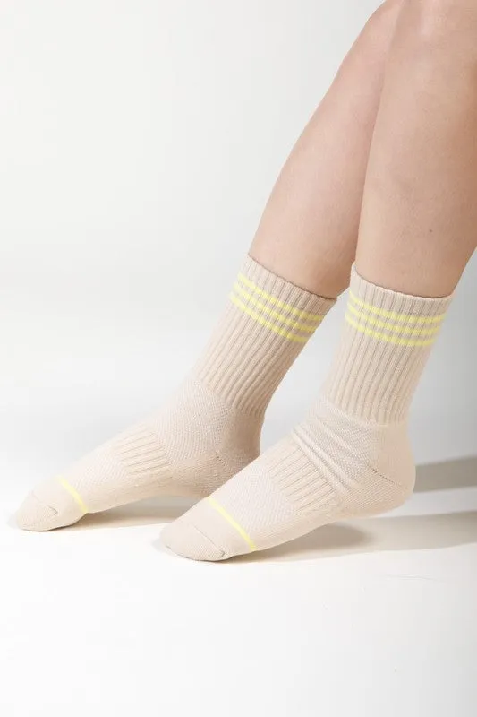 Striped Ankle Socks