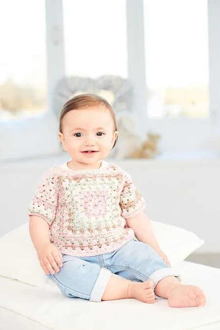 Stylecraft Crochet Pattern Top and Blanket DK 10065