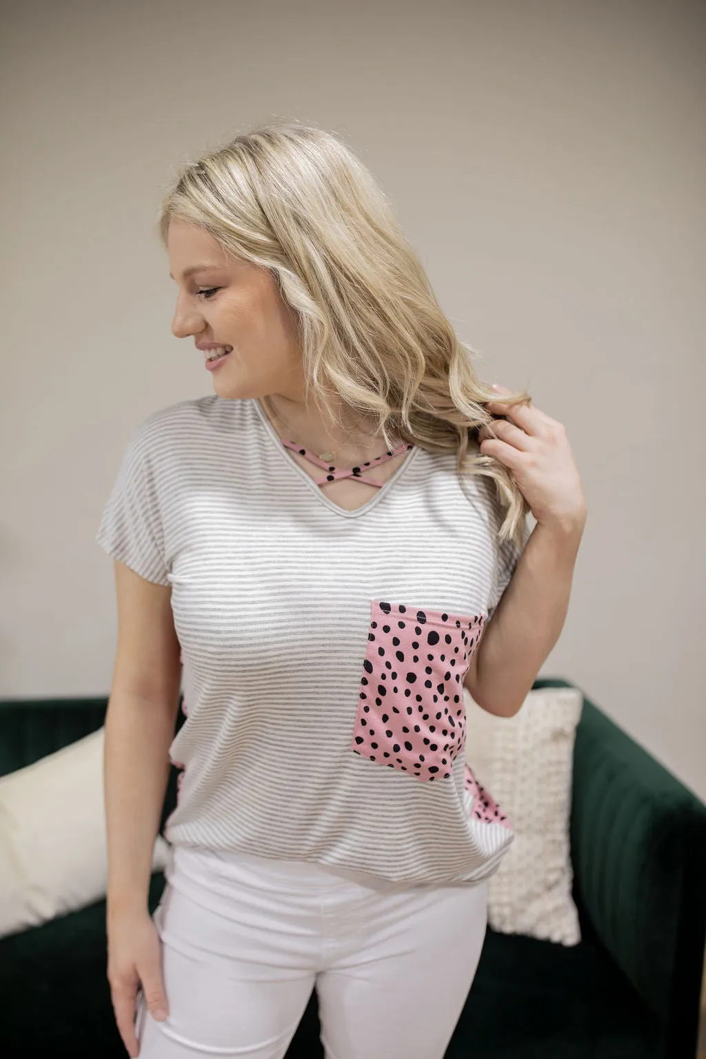Summer Fun Dot Top