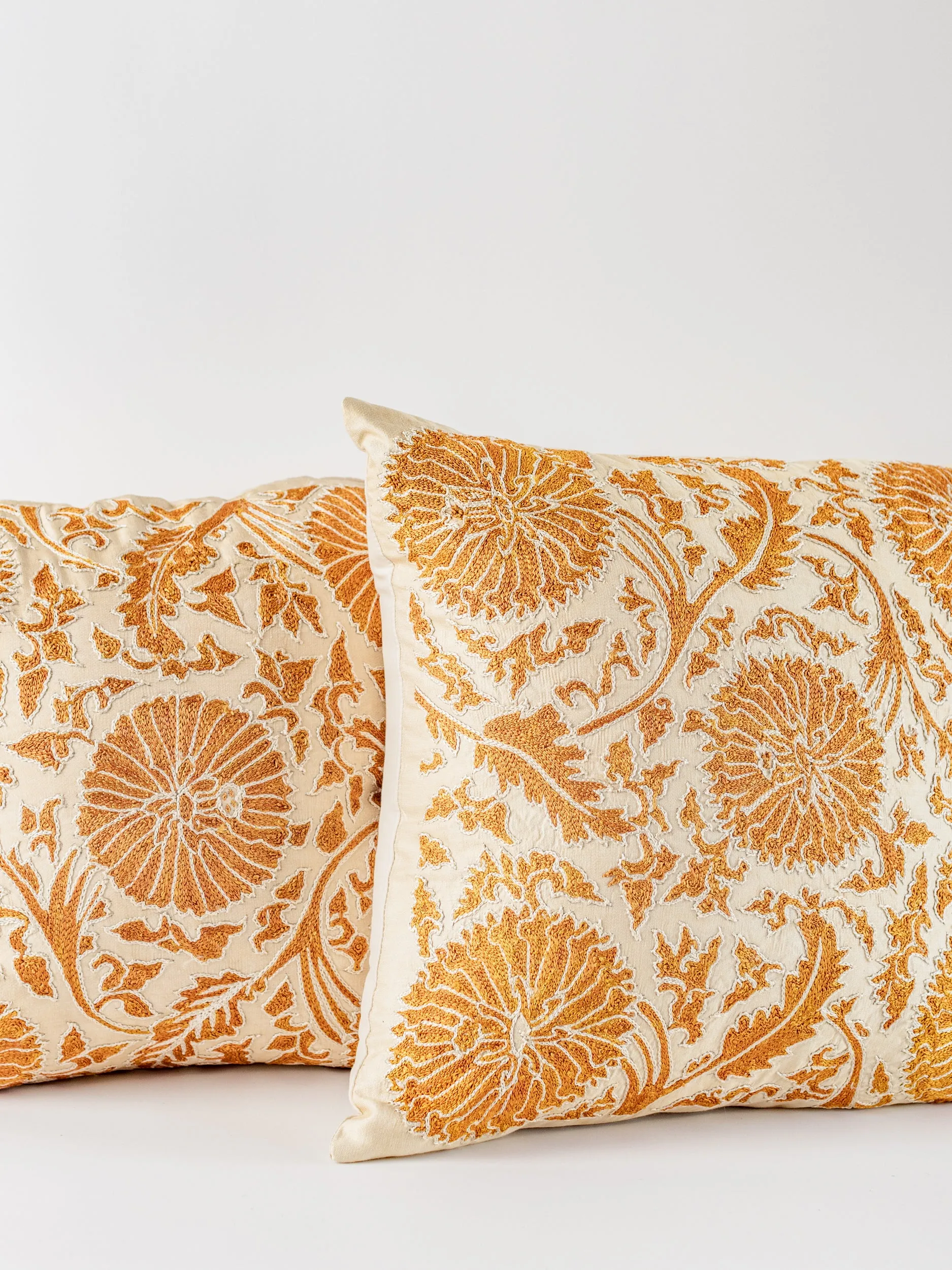 Suzani Harvest Square Pillow Cover