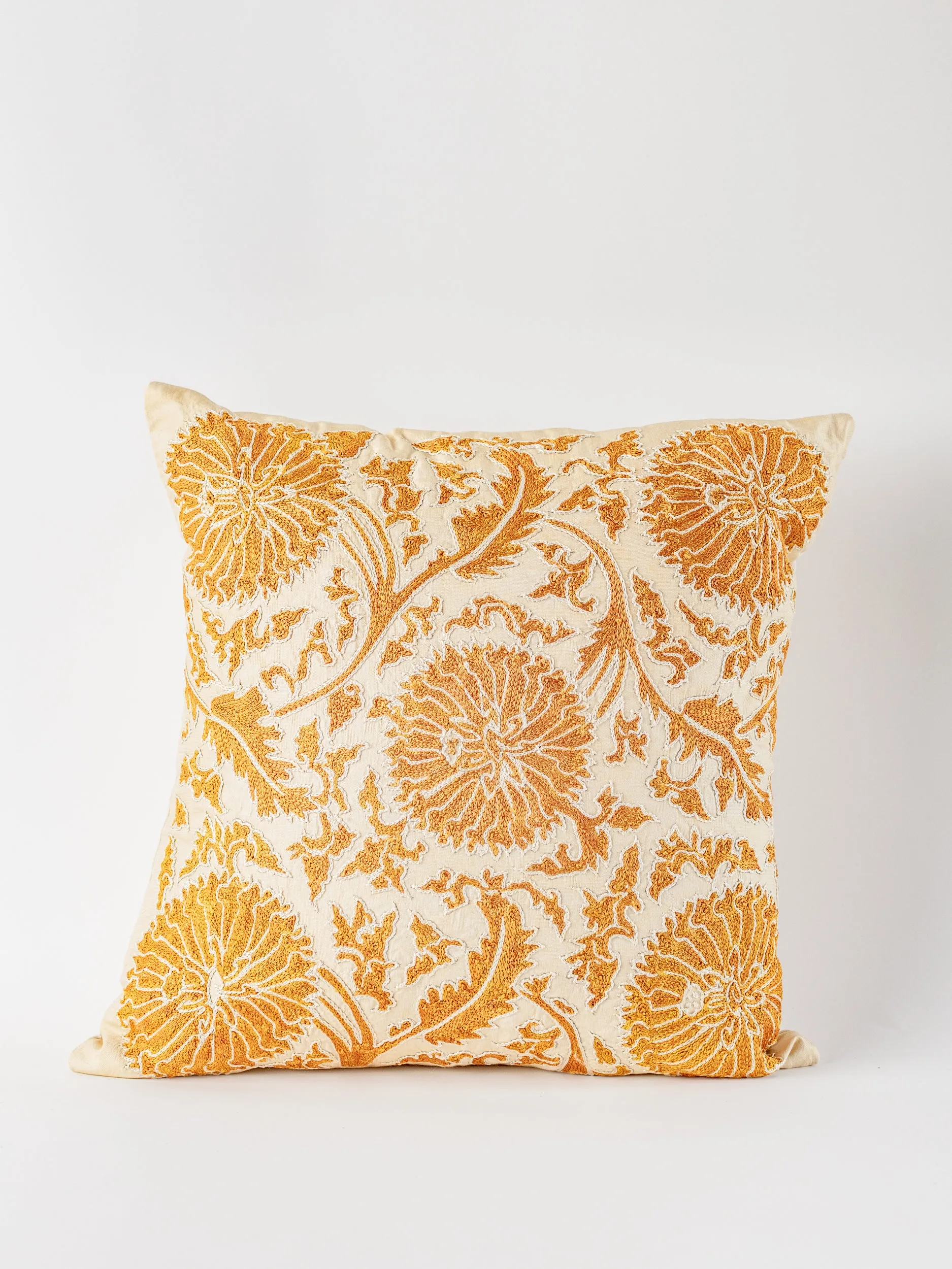 Suzani Harvest Square Pillow Cover