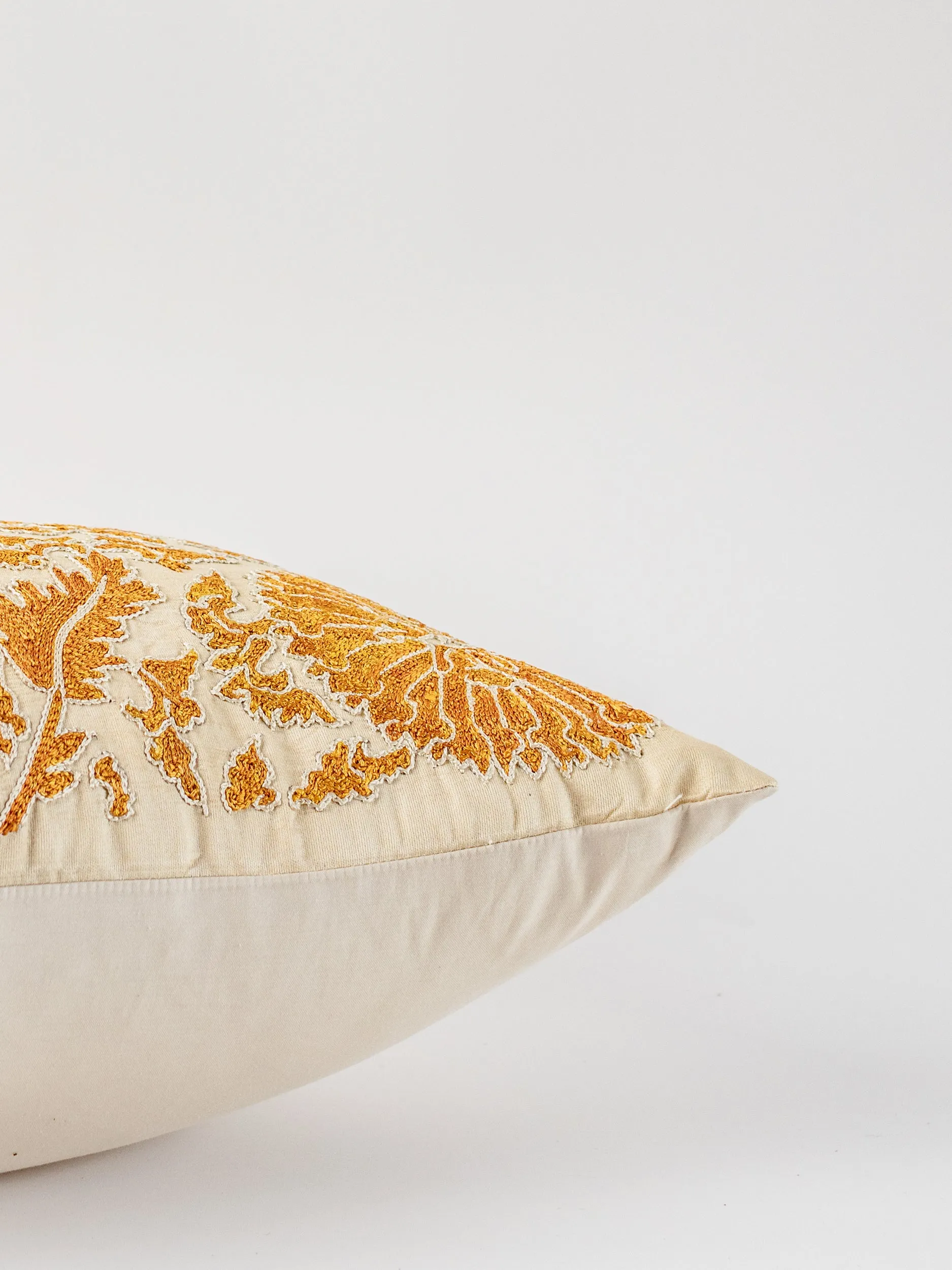 Suzani Harvest Square Pillow Cover