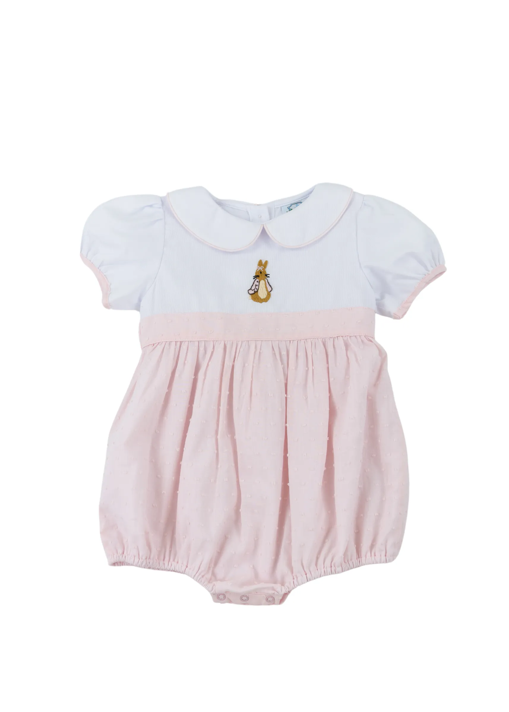 Swiss Dot Rabbit Girl Bubble