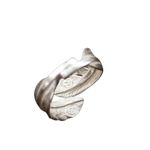 Tady King Double Feather Tail Ring