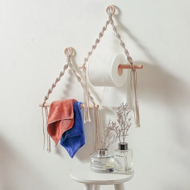 Tapestry Macrame Vintage Hanging Rope Holder