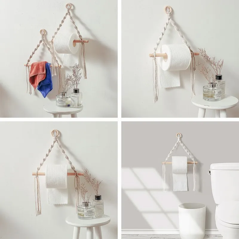Tapestry Macrame Vintage Hanging Rope Holder