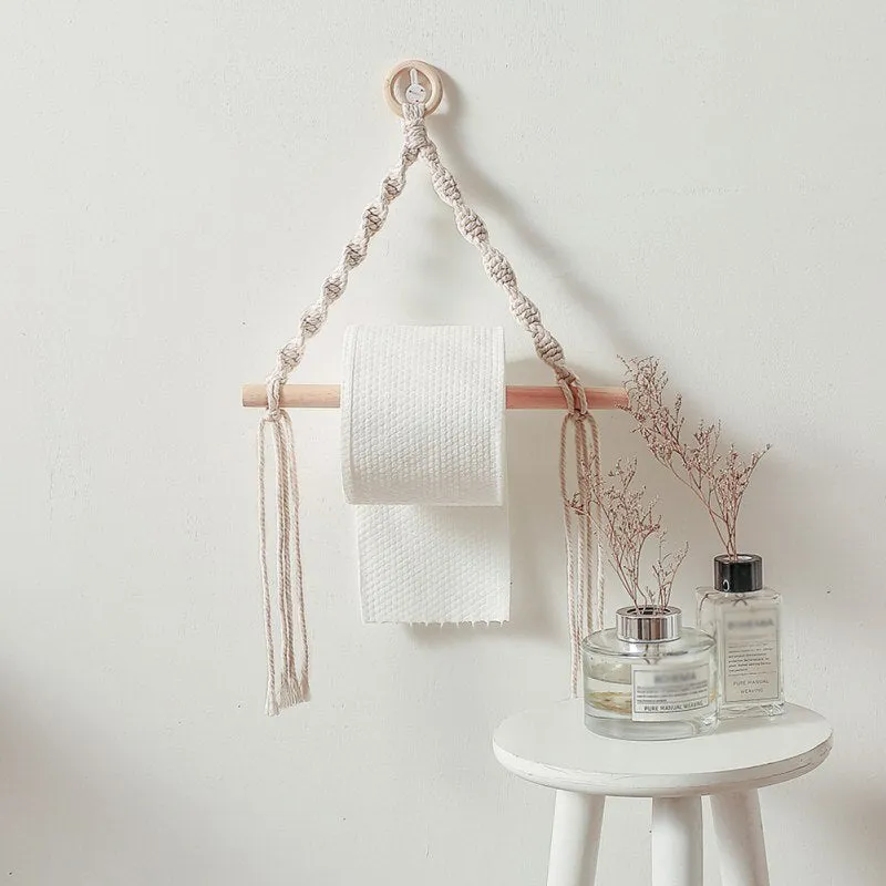 Tapestry Macrame Vintage Hanging Rope Holder