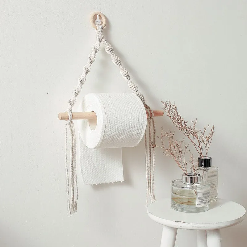 Tapestry Macrame Vintage Hanging Rope Holder