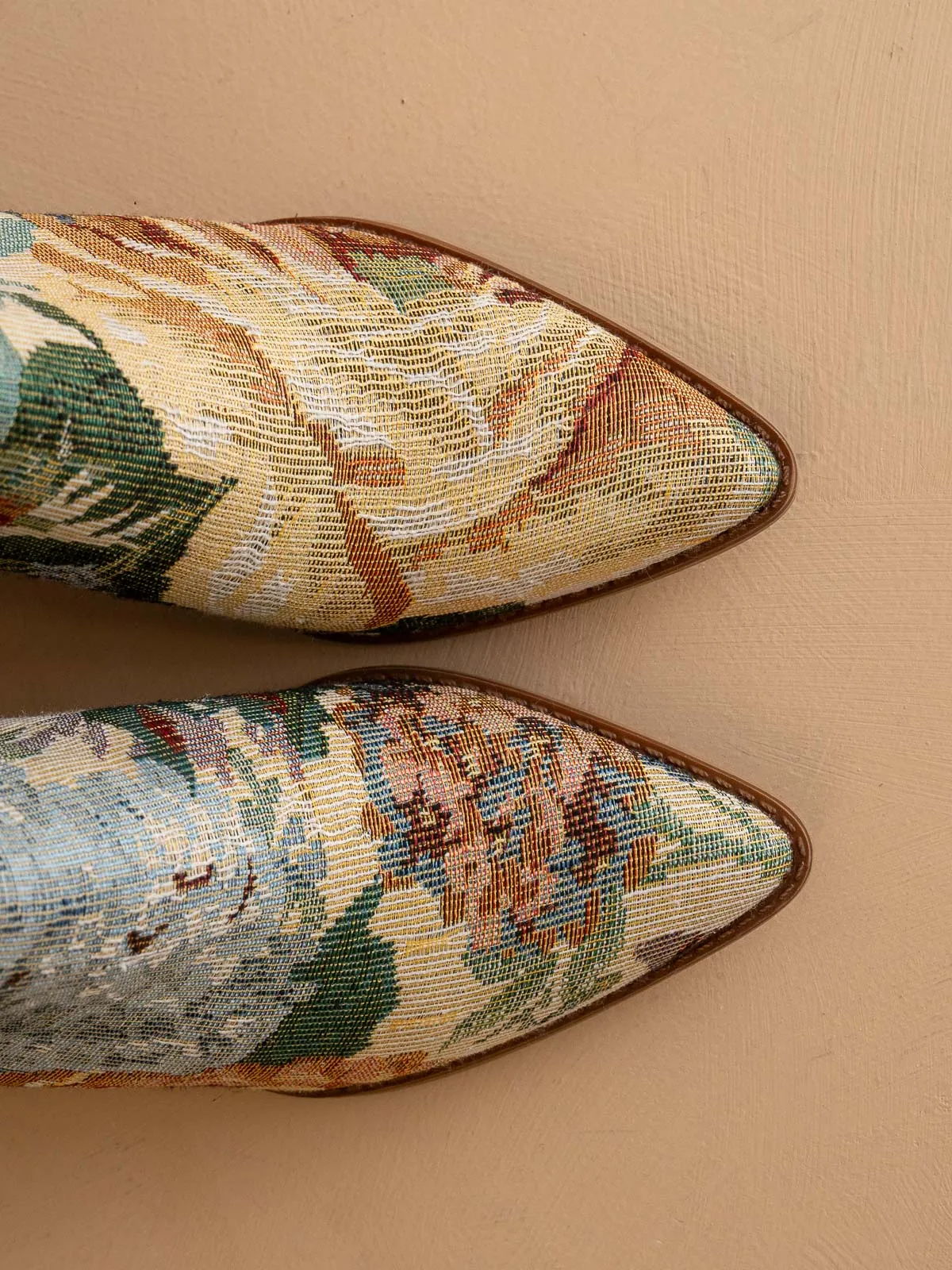The Kaiya | Floral Vintage Western Tapestry Boot