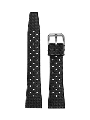 Tropic Black Rubber Strap