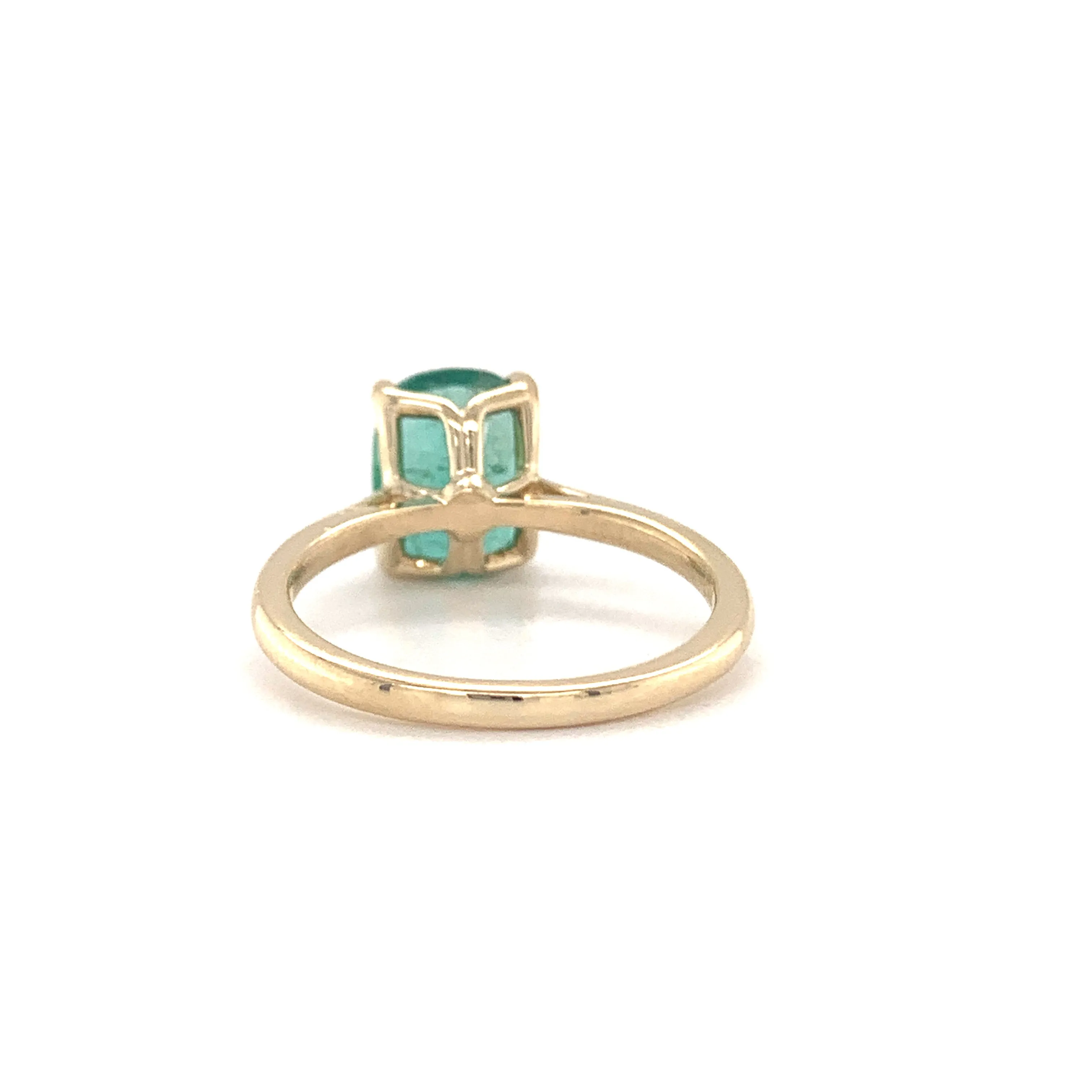 Tulip Emerald Ring
