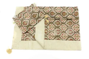 Turkish-Ottoman Bed Cover with Pillows