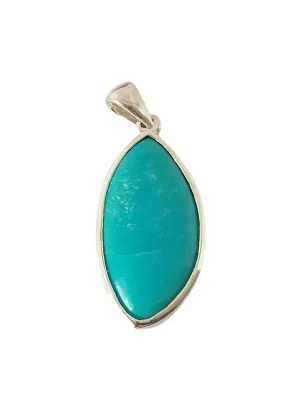 Turquesa Sterling Silver Turquoise Pendant