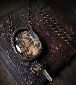 Unicorn Tapestry Lion ~ Pictorial Shrine Amulet