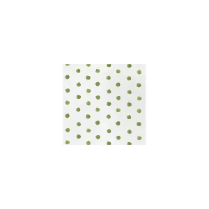 Vietri Papersoft Green Dot Cocktail Napkins