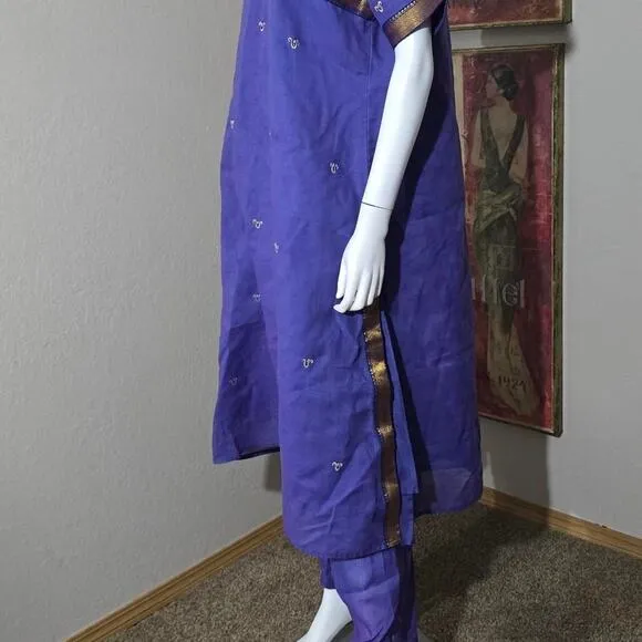 Vintage 80s/90s Ornate Brocade Kurta Set