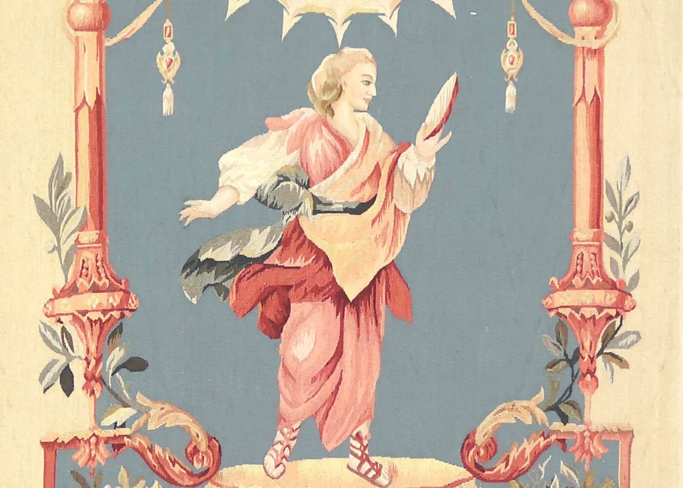Vintage French Aubusson Tapestry - 4' x 10'
