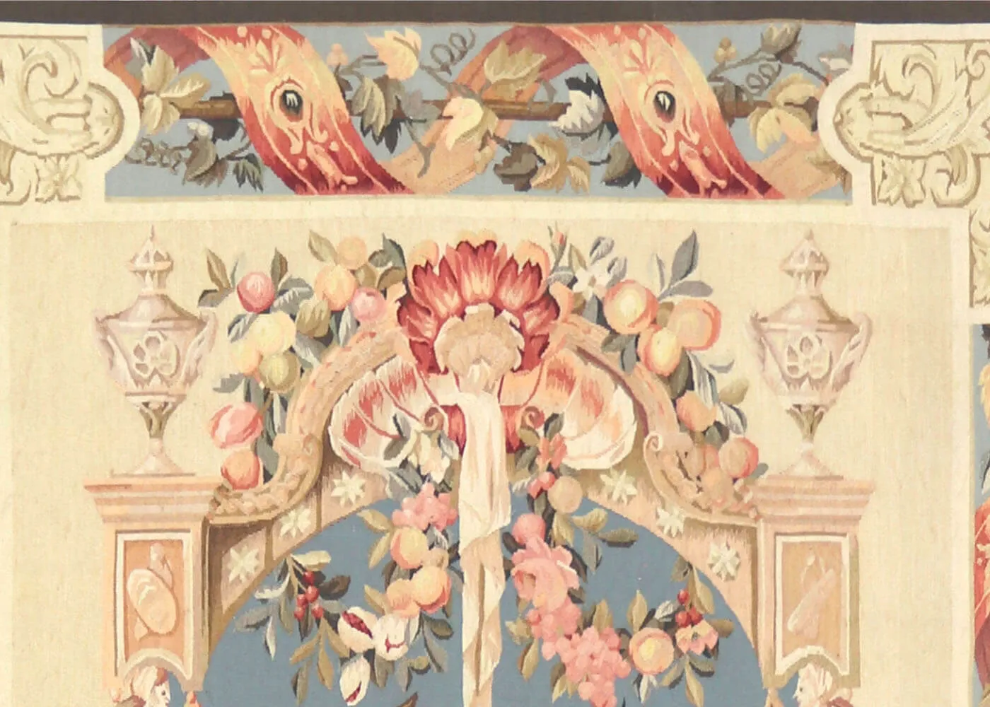 Vintage French Aubusson Tapestry - 4' x 10'
