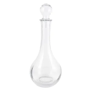 Vintage French Handblown Glass Decanter
