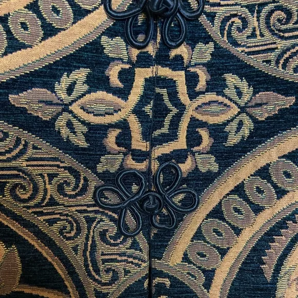 Vintage Sam Accoutrements tapestry vest size S