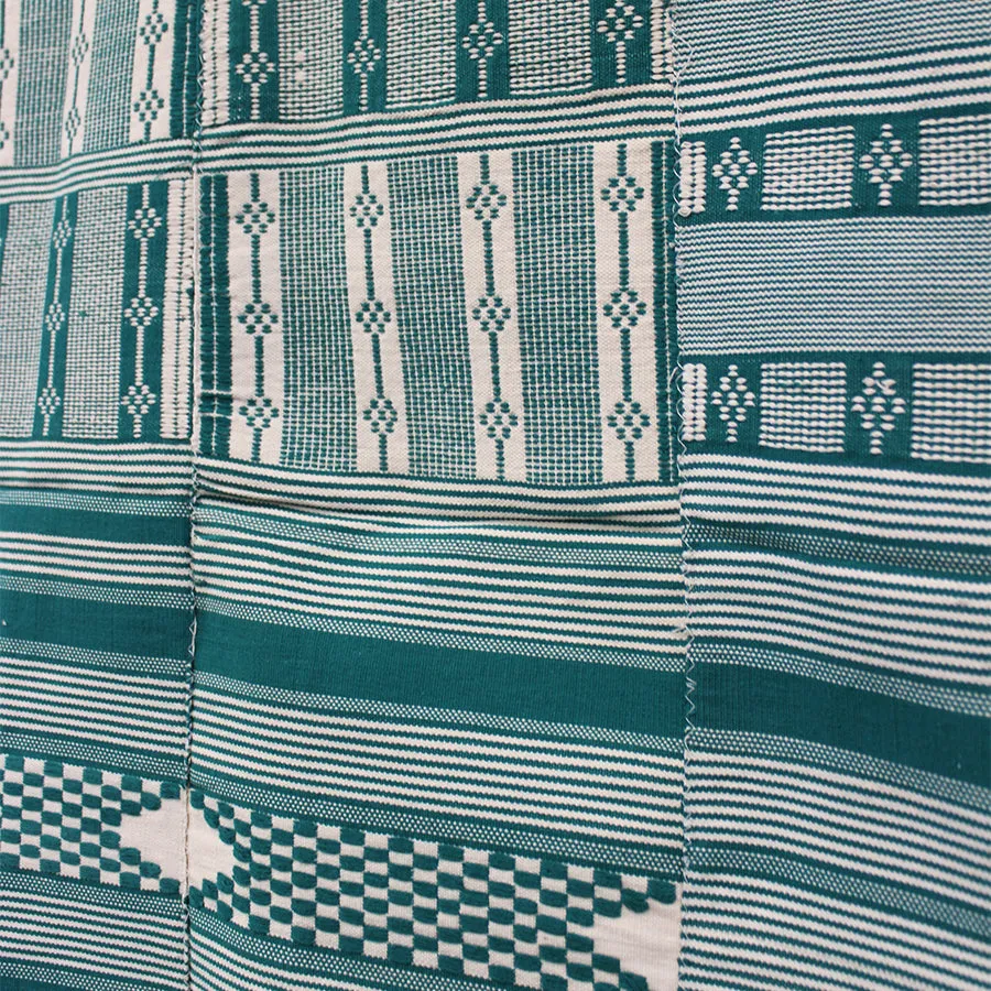 Vintage Textile - Teal Country Cloth