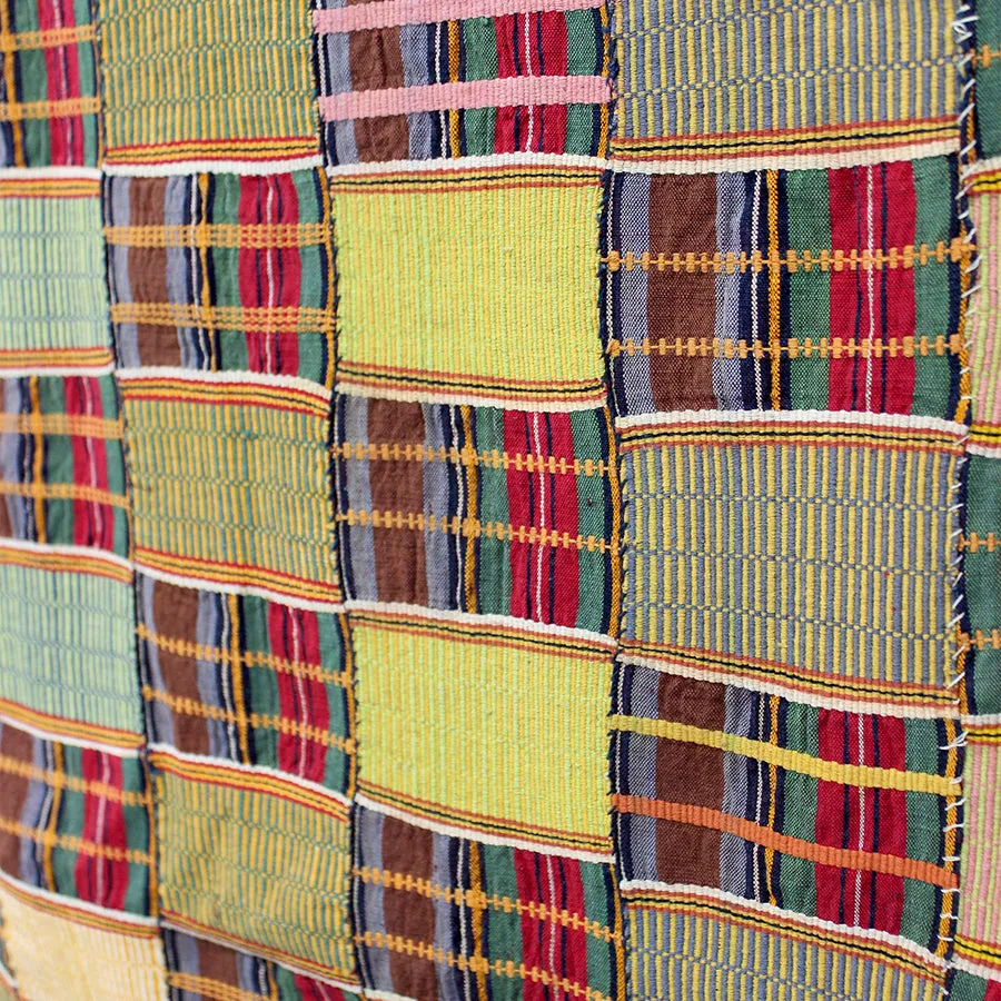 Vintage Textile - Warm tones Kente